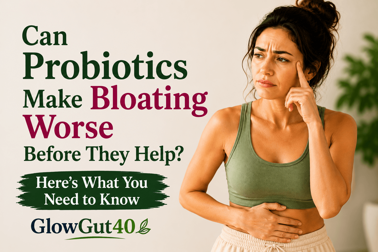 Can Probiotics Make Bloating Worse